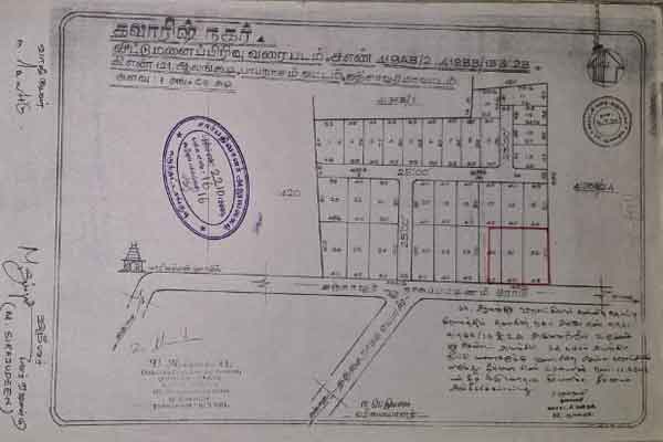 Road Side Commercial Plot for Sale in Dhavarish Nagar, Mariyamman Kovil