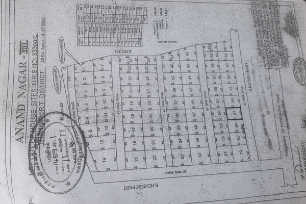 Plot No 67 for sale @ Anand Nagar, Thanjavur
